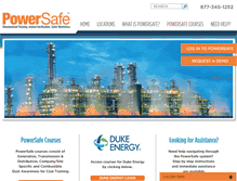 Tablet Screenshot of powersafetraining.org